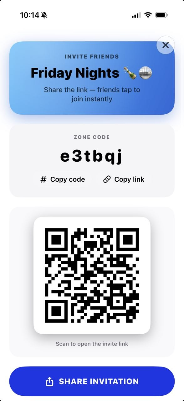 Invite your friends